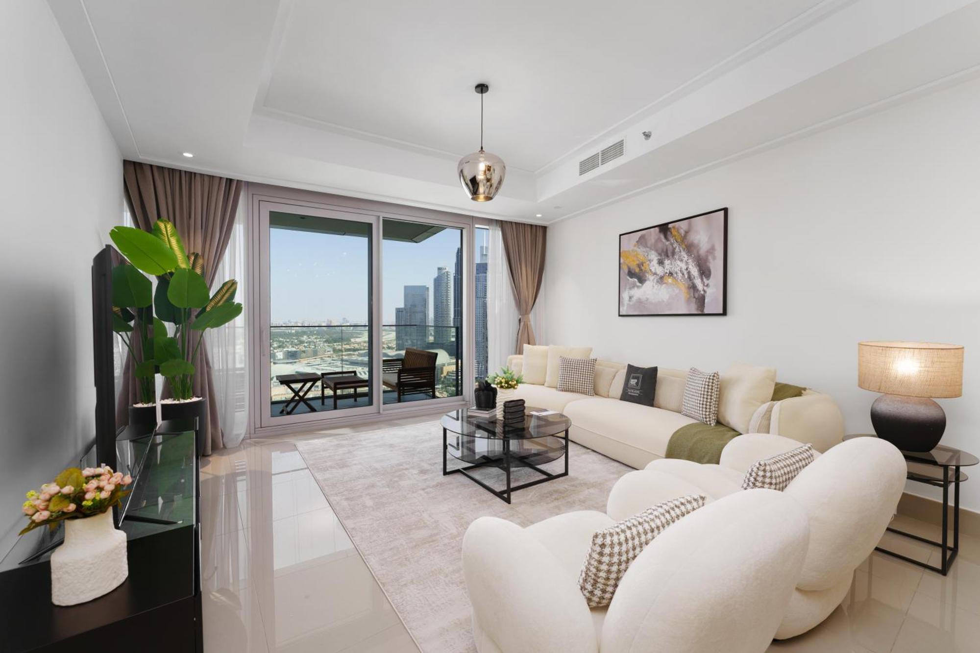 Maison Privee - Ultimate Living With Front-Row Views Of Burj Khalifa & Dubai Fountains Esterno foto